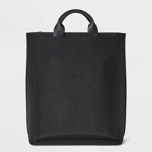 A New Day Stylish Black Tote Backpack